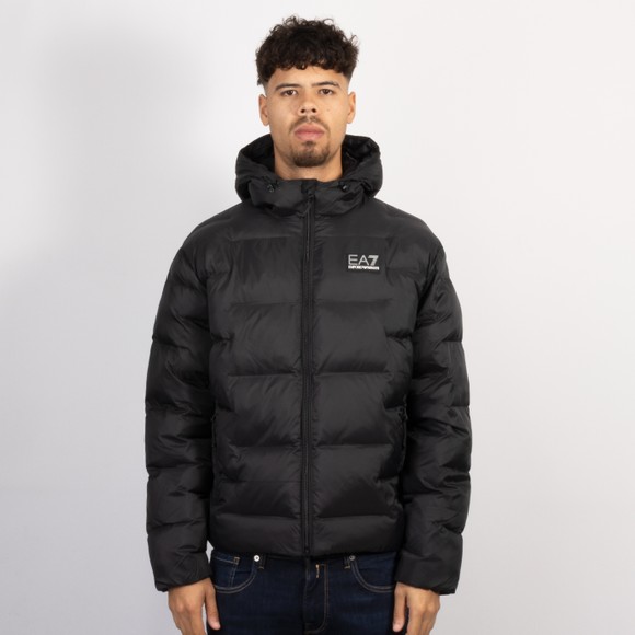 EA7 Emporio Armani Mens Black Mountain Polar Jacket