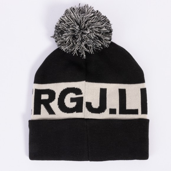 J.Lindeberg Mens Black Tilo Beanie #2