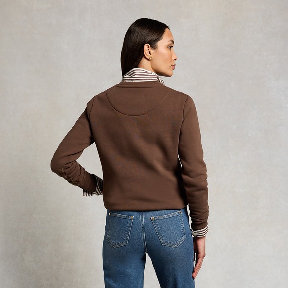 Holland Cooper Womens Brown Essential Crew Neck Sweat #3