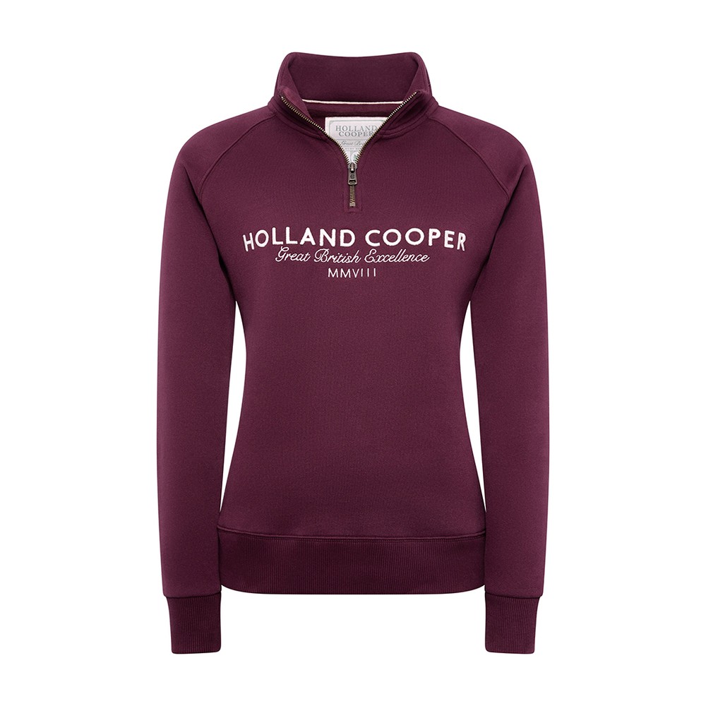 Sporting Goods Zip Henley Sweatshirt