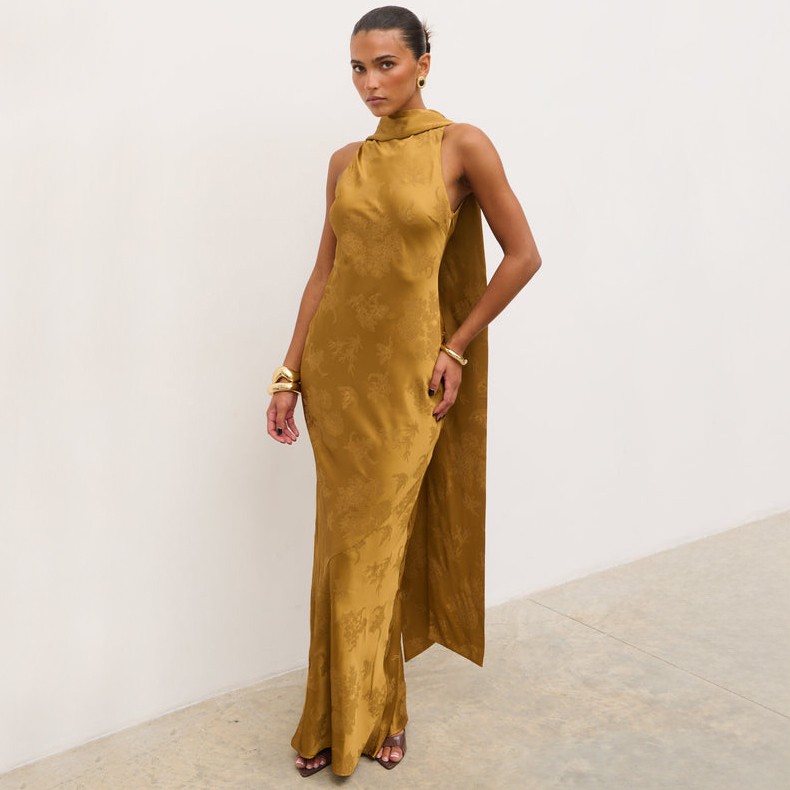 Lethe Scarf Maxi Dress