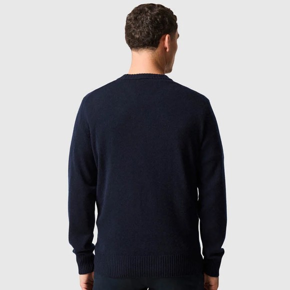 Rodd & Gunn Mens Blue Stewart Island Knit Jumper main image