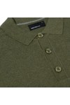 Remus Mens Green Polo Neck Knitted Jumper