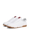 Tommy Hilfiger Mens White Basket Core Leather Trainer