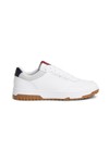 Tommy Hilfiger Mens White Basket Core Leather Trainer