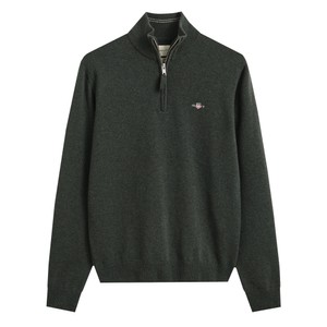 Superfine Lambswool Half Zip Jumper
