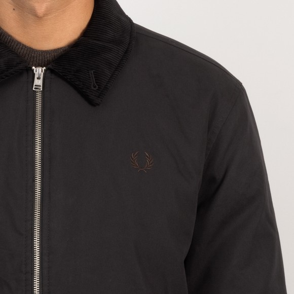 Fred Perry Mens Black Caban Jacket #3