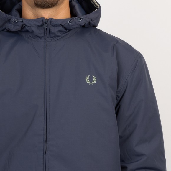 Fred Perry Mens Blue Hooded Brentham Jacket #3