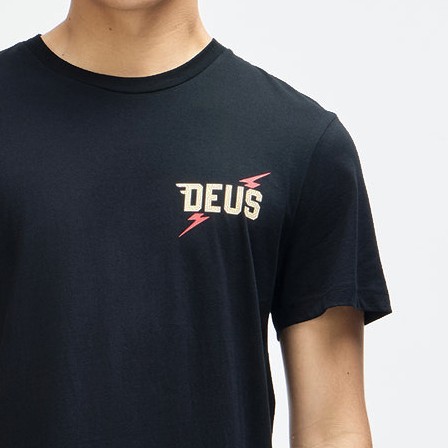 Deus Ex Machina Mens Black Global Spark T Shirt #3