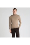 Remus Mens Yellow Roll Neck Jumper