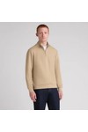 Remus Mens Off-White 1/4 Zip Sweatshirt