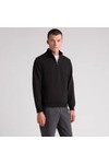 Remus Mens Black 1/4 Zip Sweatshirt