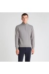 Remus Mens Grey 1/4 Zip Sweatshirt