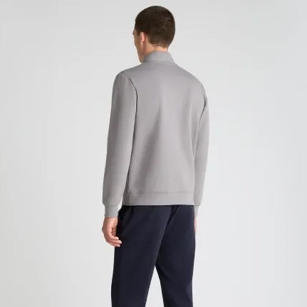 Remus Mens Grey 1/4 Zip Sweatshirt
