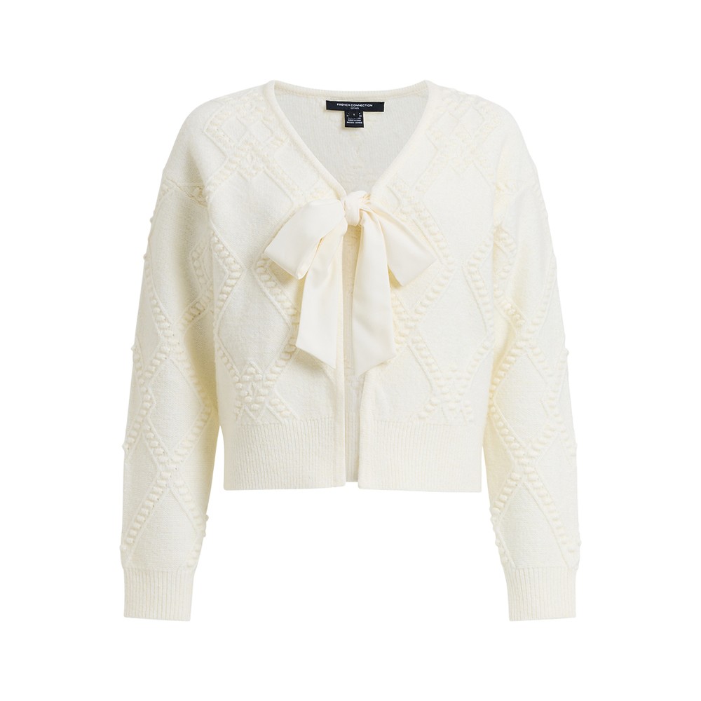 Kitty Bobble Bow Cardigan