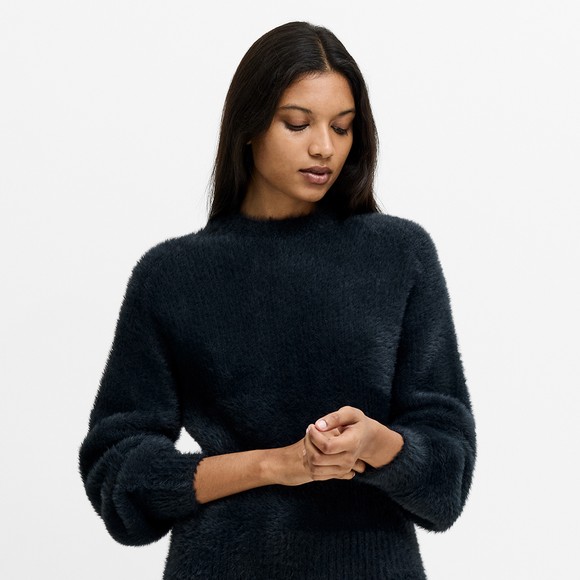 French Connection Womens Grey Lucille Texture Jumper #3