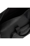 Tommy Hilfiger Mens Black Modern Monogram Duffle Bag