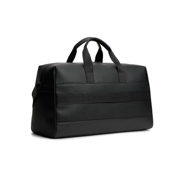 Tommy Hilfiger Mens Black Modern Monogram Duffle Bag main image