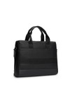Tommy Hilfiger Mens Black Modern Monogram Computer Bag