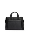 Tommy Hilfiger Mens Black Modern Monogram Computer Bag