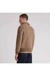 Remus Mens Beige Tyler Bomber Jacket