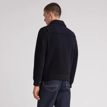 Remus Mens Blue Tyler Bomber Jacket
