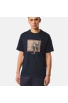 Weekend Offender Mens Blue Pater Graphic T Shirt