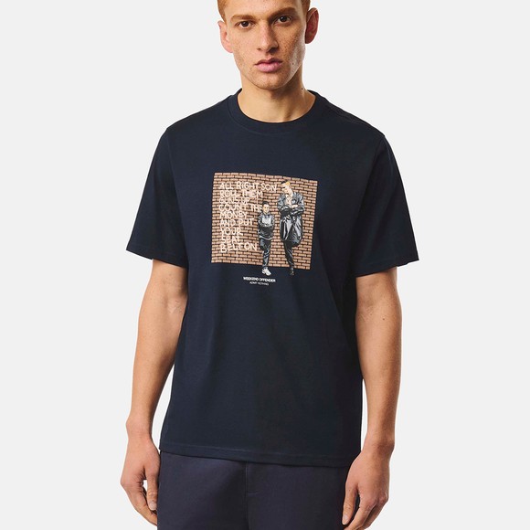 Weekend Offender Mens Blue Pater Graphic T Shirt main image