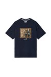 Weekend Offender Mens Blue Pater Graphic T Shirt