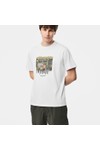 Weekend Offender Mens White Taberna Graphic T Shirt