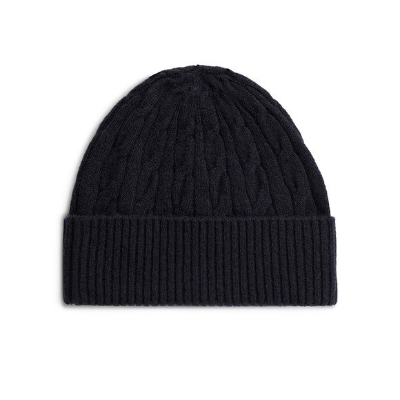 Tommy Hilfiger Mens Blue Flag Cable Beanie main image
