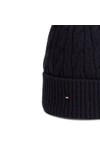 Tommy Hilfiger Mens Blue Flag Cable Beanie