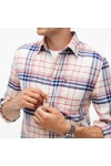 Tommy Hilfiger Mens Off-White Hero Flannel Tartan Check Shirt