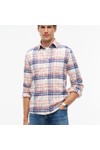Tommy Hilfiger Mens Off-White Hero Flannel Tartan Check Shirt