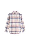 Tommy Hilfiger Mens Off-White Hero Flannel Tartan Check Shirt