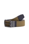 Tommy Hilfiger Mens Green Denton Elastic Reversible Belt