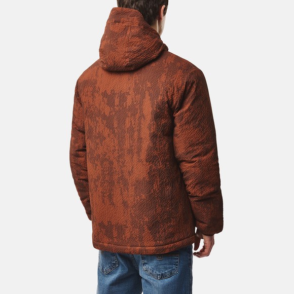 Weekend Offender Mens Grey Technician Erosion Face Mask Jacket main image
