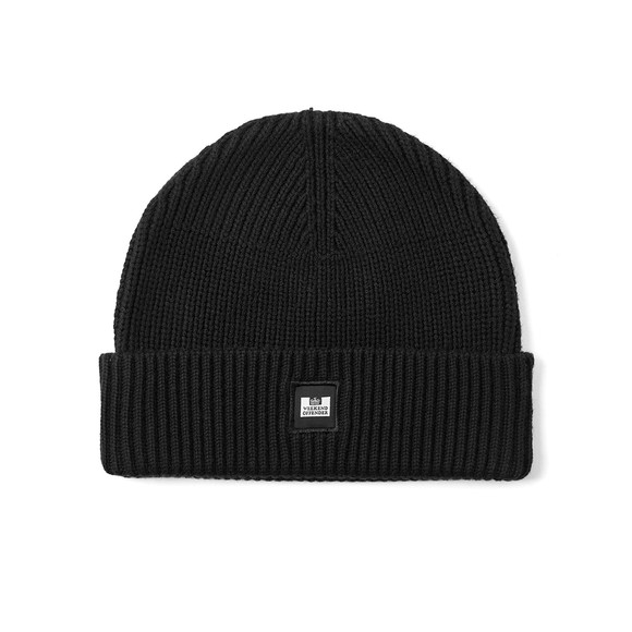 Weekend Offender Mens Black Kettama Rib Beanie main image