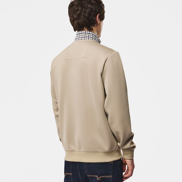 Weekend Offender Mens Grey Alameda Jacquard Rib Track Top main image