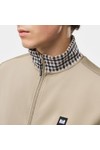 Weekend Offender Mens Grey Alameda Jacquard Rib Track Top
