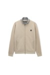Weekend Offender Mens Grey Alameda Jacquard Rib Track Top