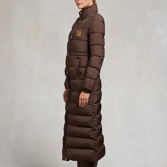 Holland Cooper Womens Brown Milton Longline Coat #4