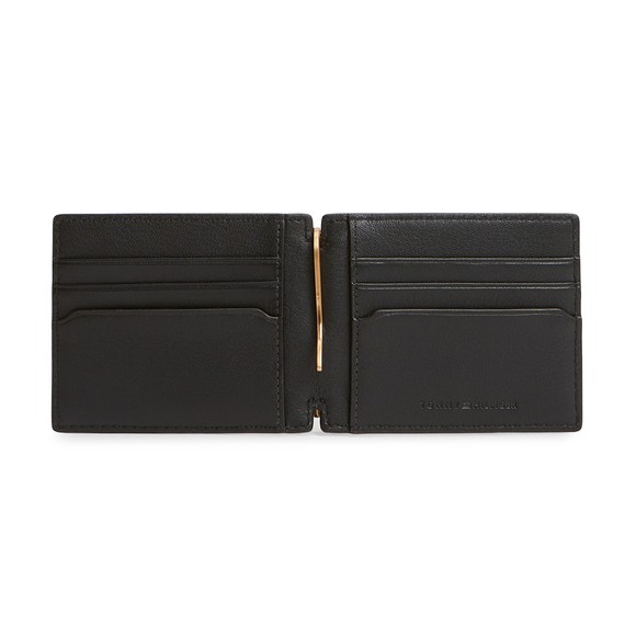 Tommy Hilfiger Mens Black Croc Mini CC Wallet
