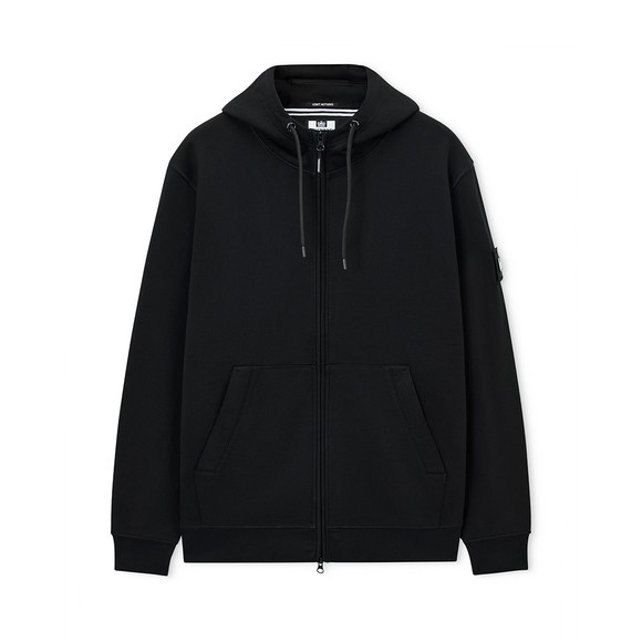 Weekend Offender Mens Black Winton Zip Through Hoody