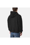 Weekend Offender Mens Black Debden Zip Through Fleece Hoody