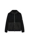 Weekend Offender Mens Black Debden Zip Through Fleece Hoody