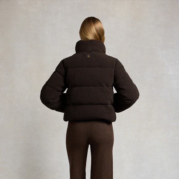 Holland Cooper Womens Brown Classic Teddy Padded Jacket #4