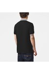 Weekend Offender Mens Black Tipasa Jacquard Rib Polo Shirt
