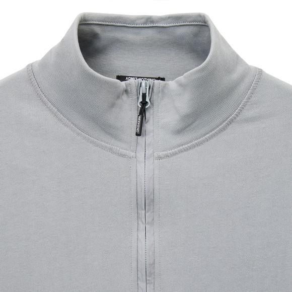Weekend Offender Mens Grey Kraviz Half Zip Jumper main image