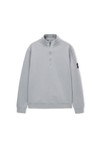 Weekend Offender Mens Grey Kraviz Half Zip Jumper